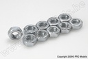 [ GF-0150-003 ] Zeskantmoer - M2.5 - Gegalvaniseerd staal - 10 st 