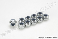 [ GF-0152-001 ] Zelfborgende zeskantmoer - M2 - Gegalvaniseerd staal - 10 st 