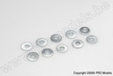 [ GF-0154-003 ] Vlakke sluitring - M2,5 - Gegalvaniseerd staal - 10 st 