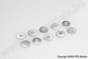 [ GF-0154-006 ] Vlakke sluitring - M4 - Gegalvaniseerd staal - 10 st 