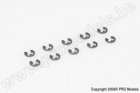 [ GF-0158-006 ] E-clips - 4mm - Verenstaal - 10 st