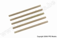 [ GF-0160-008 ] Draadstang - M4X30 - Staal - 5 st