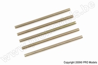 [ GF-0160-009 ] Draadstang - M4X40 - Staal - 5 st