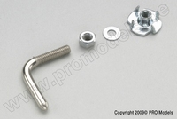 [ GF-0161-001 ] Opsleephaak - 2.15x20mm - Gegalvaniseerd staal - 2 st 