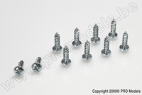 [ GF-0175-003 ] Zelftappende cilinderkopschroef - 2,9X13mm - Gegalvaniseerd staal - 10 st 