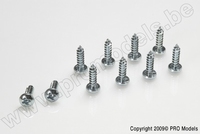 [ GF-0175-012 ] Zelftappende cilinderkopschroef - 3,5X32mm - Gegalvaniseerd staal - 10 st 