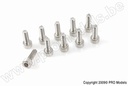[ GF-0200-009 ] Cilinderschroef - Binnenzeskant - M3X16 - Inox - 10 st 