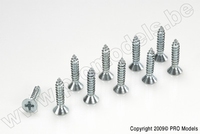 [ GF-0176-013 ] Zelftappende verzonkenkopschroef - 4,2X16mm - Gegalvaniseerd staal - 10 st 