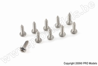 [ GF-0275-013 ] Zelftappende cilinderkopschroef - 4,2X16mm - Inox - 10 st 