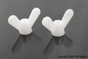 [ GF-0304-003 ] Vleugelmoer - M6 - Nylon - 2 st