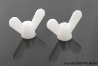 [ GF-0304-001 ] Vleugelmoer - M4 - Nylon - 2 st