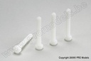 [ GF-0310-011 ] Cilinderkopschroef - M5X16 - Nylon - 5 st 