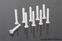 [ GF-0311-005 ] Verzonkenkopschroef - M4X10 - Nylon - 5 st 