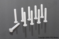 [ GF-0311-008 ] Verzonkenkopschroef - M4X20 - Nylon - 5 st 