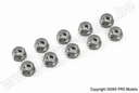 [ GF-0400-023 ] Aluminium zelfborgende zeskantmoer - M2 - Gun Metaal - 10 st 