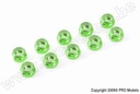 [ GF-0400-051 ] Aluminium zelfborgende zeskantmoer - M5 - Groen - 10 st 
