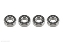 [ GF-0500-006 ] Kogellager - Chroom staal - ABEC 3 - Rubber Dichting - 5X11X4 - MR115-2RS - 4 st 