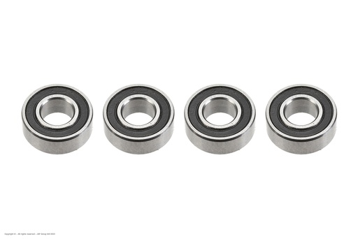 [ GF-0500-006 ] Kogellager - Chroom staal - ABEC 3 - Rubber Dichting - 5X11X4 - MR115-2RS - 4 st 