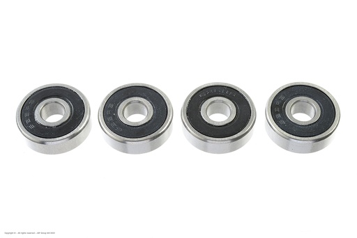 [ GF-0500-012 ] Kogellager - Chroom staal - ABEC 3 - Rubber Dichting - 6X19X6 - 626-2RS - 4 st 