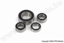 [ GF-0510-004 ] Kogellager - Keramische Kogels - ABEC 3 - Rubber Dichting - 5X13X4C - 695-2RS/C - 2 st 