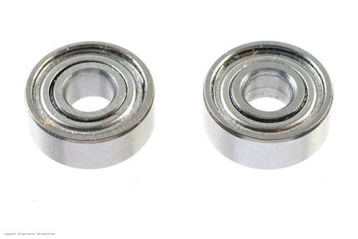 [ GF-0550-011 ] Kogellager - Chroom staal - ABEC 3 - Metaal Dichting - 3X8X3 - MR83ZZ - 2 st 