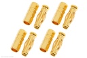 [ GF-1000-004 ] Connector - 4.0mm - Goudcontacten - Car - Man. + Vrouw. - 4 paar 