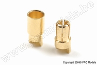 [ GF-1000-007 ] Connector - 6.0mm - Goudcontacten - Man. + Vrouw. - 4 paar 