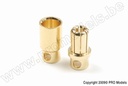 [ GF-1000-008 ] Connector - 8.0mm - Goudcontacten - Man. + Vrouw. - 4 paar 