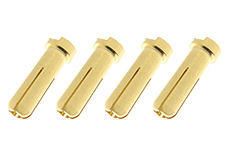 [ GF-1000-014 ] Connector - 5.0mm - Goudcontacten 90 Deg - Man. - 4 st 