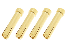 [ GF-1000-016 ] Connector - 4.0 Vrouw. naar 5.0mm Man. - Goudcontacten - 4 st 