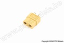 [ GF-1003-002 ] Connector - XT-60 - Goudcontacten - Man. - 4 st 