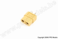 [ GF-1003-002 ] Connector - XT-60 - Goudcontacten - Man. - 4 st 