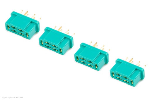 [ GF-1004-002 ] Connector - MPX - Goudcontacten - Man. - 4 st 
