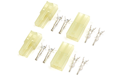 [ GF-1009-001 ] Connector - Mini Tamiya - Goudcontacten - Man. + Vrouw. - 2 paar 