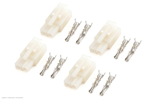 [ GF-1008-002 ] Connector - Tamiya - Goudcontacten - Man. - 4 st 