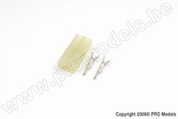 [ GF-1009-003 ] Connector - Mini Tamiya - Goudcontacten - Vrouw. - 2 paar 