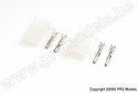 [ GF-1011-001 ] Connector - AMP - Goudcontacten - Man. + Vrouw. - 2 paar 