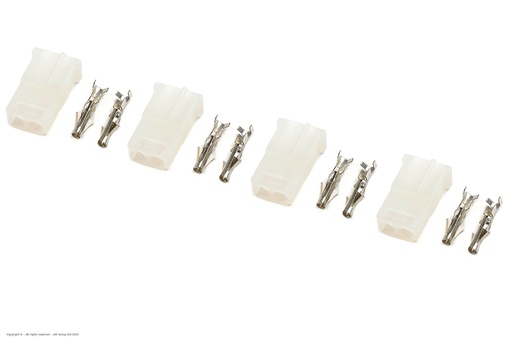 [ GF-1011-002 ] Connector - AMP - Goudcontacten - Man. - 4 st 