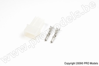 [ GF-1011-003 ] Connector - AMP - Goudcontacten - Vrouw. - 4 st 