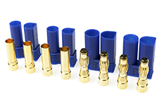 [ GF-1014-001 ] Connector - EC-5 - Goudcontacten - Man. + Vrouw. - 2 paar 