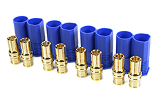 [ GF-1023-003 ] Connector - EC-8 - Goudcontacten - Vrouw. - 4 st 