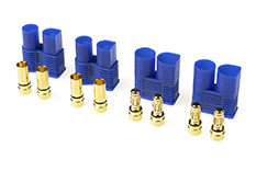 [ GF-1021-001 ] Connector - EC-3 - Goudcontacten - Man. + Vrouw. - 2 paar 