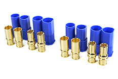 [ GF-1023-001 ] Connector - EC-8 - Goudcontacten - Man. + Vrouw. - 2 paar 