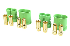[ GF-1024-001 ] Connector - CC 6.5 - Goudcontacten - Man. + Vrouw. - 2 paar 