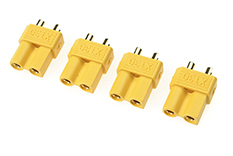[ GF-1030-002 ] Connector - XT-30 - Goudcontacten - Man. - 4 st 