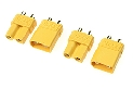 [ GF-1030-001 ] Connector - XT-30 - Goudcontacten - Man. + Vrouw. - 2 paar 