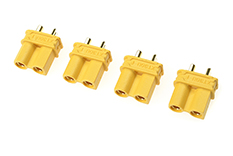 [ GF-1033-002 ] Connector - XT-30U - Goudcontacten - Man. - 4 st 