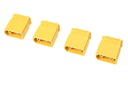 [ GF-1032-003 ] Connector - XT-30UPB - Goudcontacten - Vrouw. - 4 st 