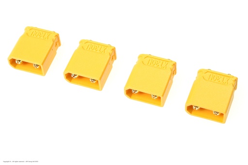 [ GF-1032-003 ] Connector - XT-30UPB - Goudcontacten - Vrouw. - 4 st 
