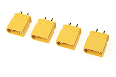[ GF-1033-003 ] Connector - XT-30U - Goudcontacten - Vrouw. - 4 st 